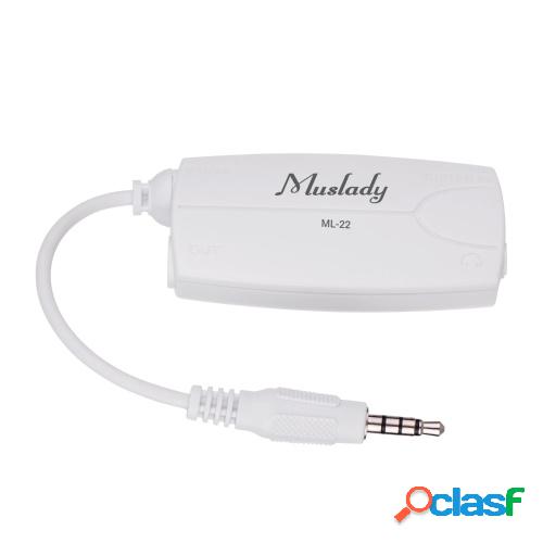 Convertidor de conector de interfaz de audio de guitarra