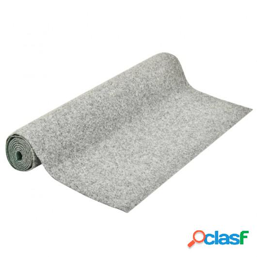 Césped artificial con tacos 20x1 m gris