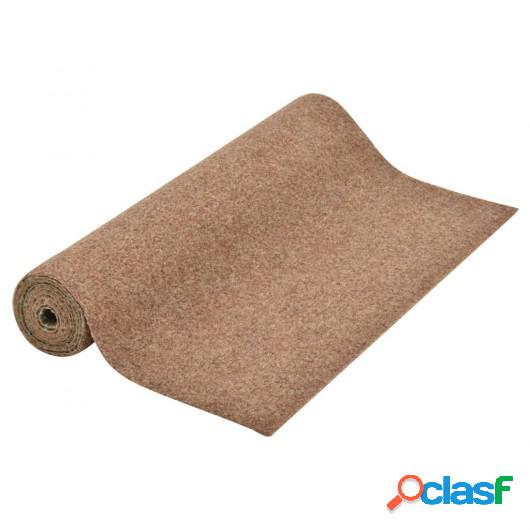 Césped artificial con tacos beige 20x1,33 m