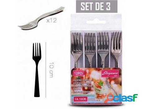 Cubierto HOGAR Y MÁS Tenedore Para Cocktail Pack De Pieza