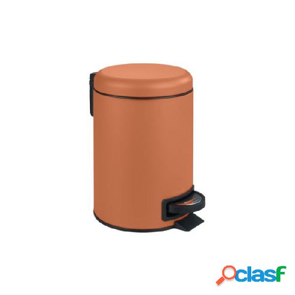 Cubo de baño con pedal Wenko Leman Terracota 3L