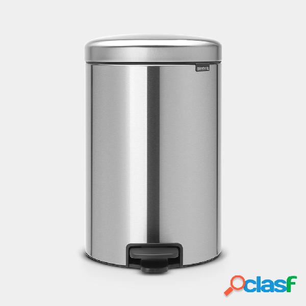 Cubo de basura Brabantia NewIcon Matt Steel Antihuellas 20L