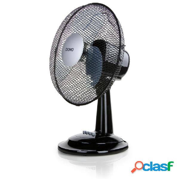 DOMO Ventilador de mesa 30 cm 40 W negro DO8139