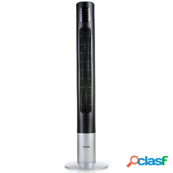 DOMO Ventilador de torre portátil 117 cm 45 W negro DO8123