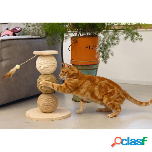 Designed by Lotte Pelotas rascador para gatos Elio madera