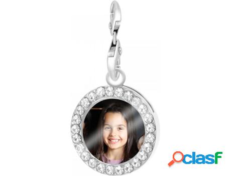 Dije SC_CRYSTAL (bañado a rodio - 24 mm x 24 mm)