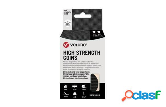 Discos de Velcro adhesivos ultra fuerte de 45mm Negro