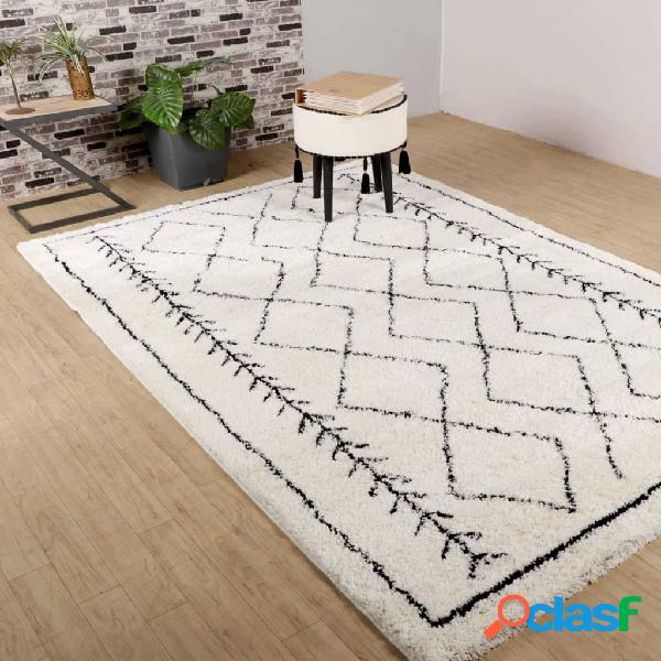 Dutch Lifestyle Alfombra Florence S blanco 230x160 cm