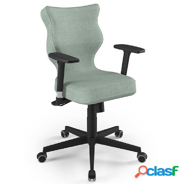 Entelo Silla de oficina ergonómica Nero Deco 20 verde mint
