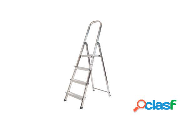 Escalera de Aluminio Doméstica Rolser Única 4 peldaños