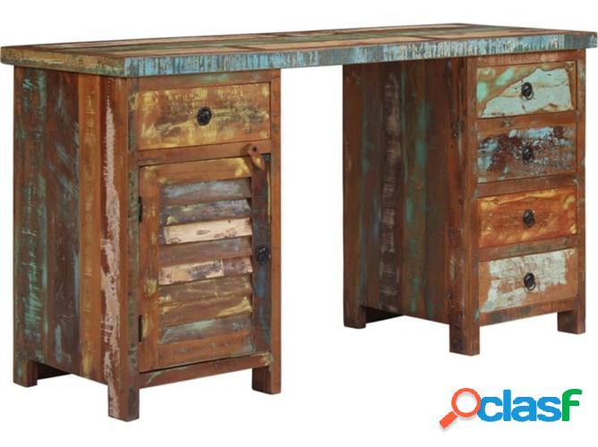 Escritorio VIDAXL (140x50x77cm - Madera recuperada Maciza)
