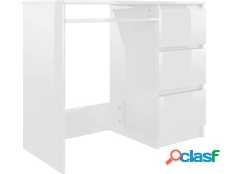 Escritorio VIDAXL 801379 Blanco (90x45x76cm - Madera