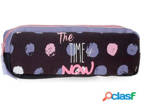 Estuche ROLL ROAD The Time Is Now Negro (22x7x3 cm)