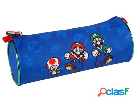 Estuche SUPERMARIO Mario y Luigi (Multicolor - Poliéster -