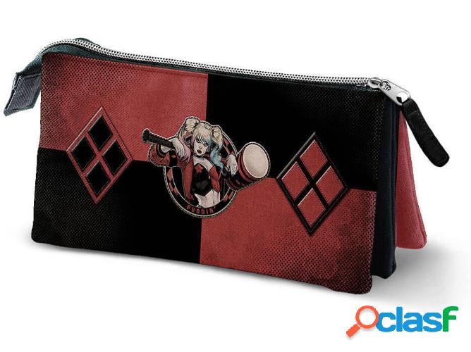 Estuche Triple DC COMICS Quinn (23x10x5cm)