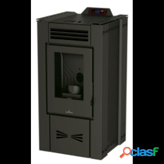 Estufa De Pellet Eva 15 Kw Color Negro