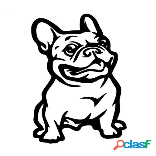 Etiqueta engomada del coche del perro Bulldog Cinta adhesiva