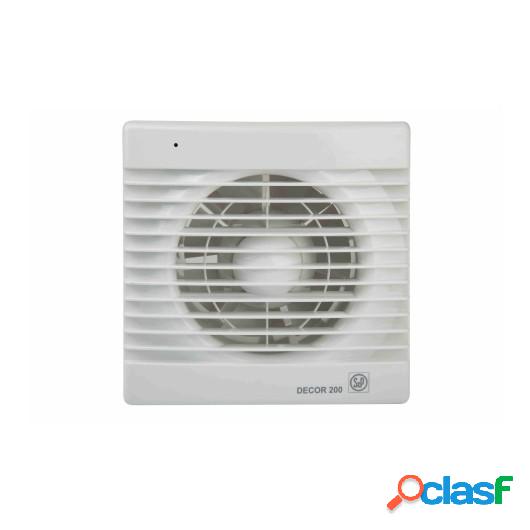 Extractor Baño Axial 185M3/H Extrapl. Compuerta
