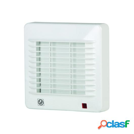 Extractor Baño Axial 95M3/H Persiana Automatica Blanco