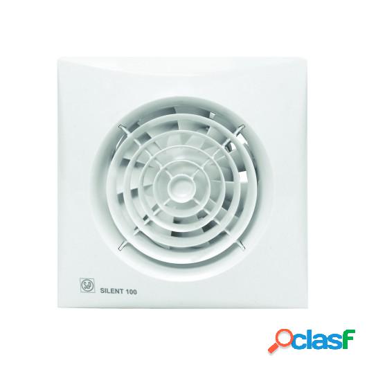 Extractor Baño Axial 95M3/H Silenc Compuerta Antirretorno