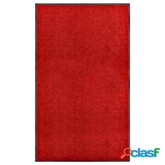 Felpudo lavable rojo 90x150 cm