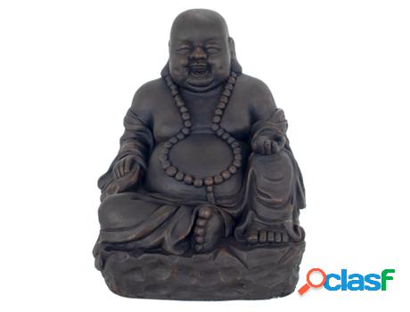 Figura Buda Gris de Resina 60*36*44cm Figura de Buda