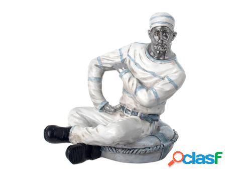 Figura Marinera Blanco de Resina 24*23*15cm