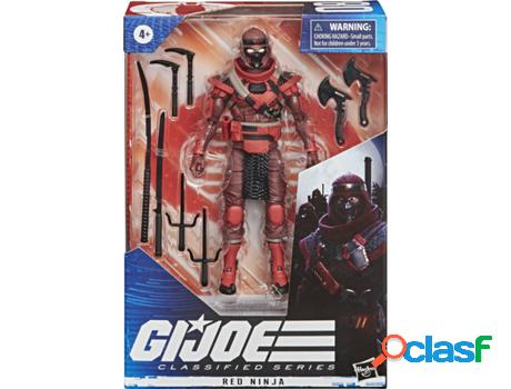 Figura de Acción GI JOE Ninja Rojo Classified Series (Edad