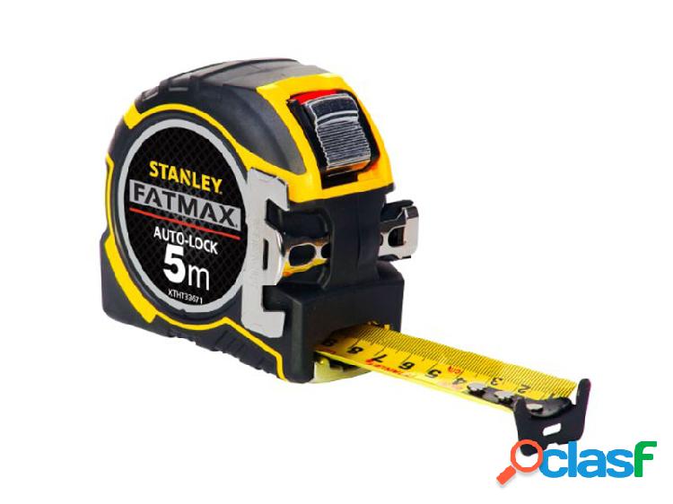 Flexómetro Stanley AutoLock con gancho magnético 8m x 32mm