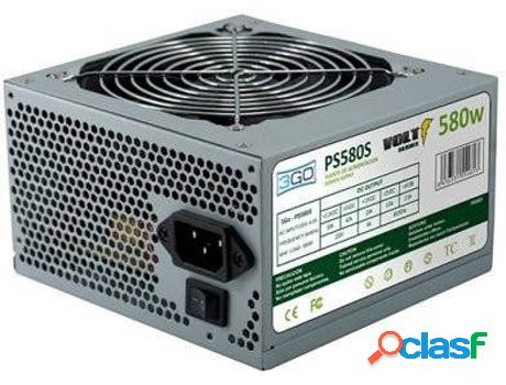 Fuente de Alimentación 3GO PS580S (ATX - 580 W - RoHS)