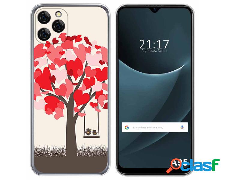 Funda para Blackview A95 TUMUNDOSMARTPHONE Dibujos Pajaritos