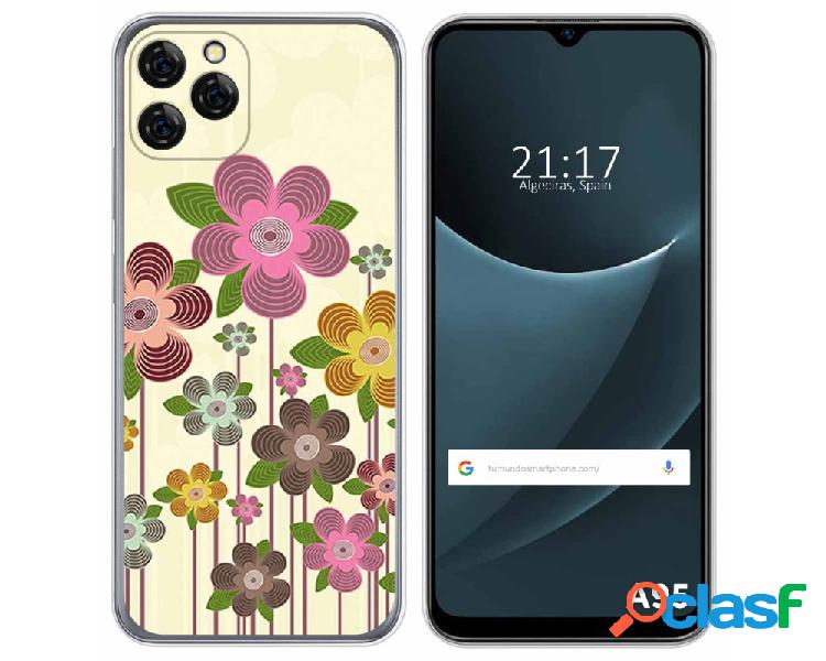 Funda para Blackview A95 TUMUNDOSMARTPHONE Dibujos Primavera