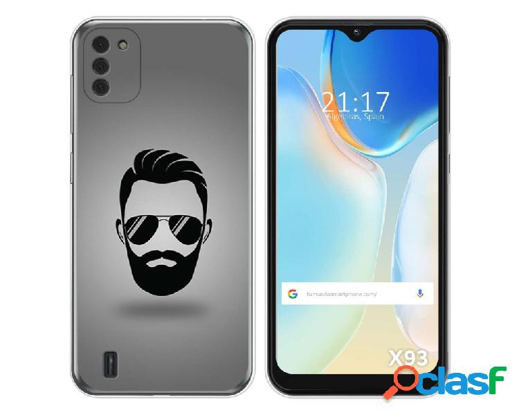 Funda para Doogee X93 TUMUNDOSMARTPHONE Dibujos Barba