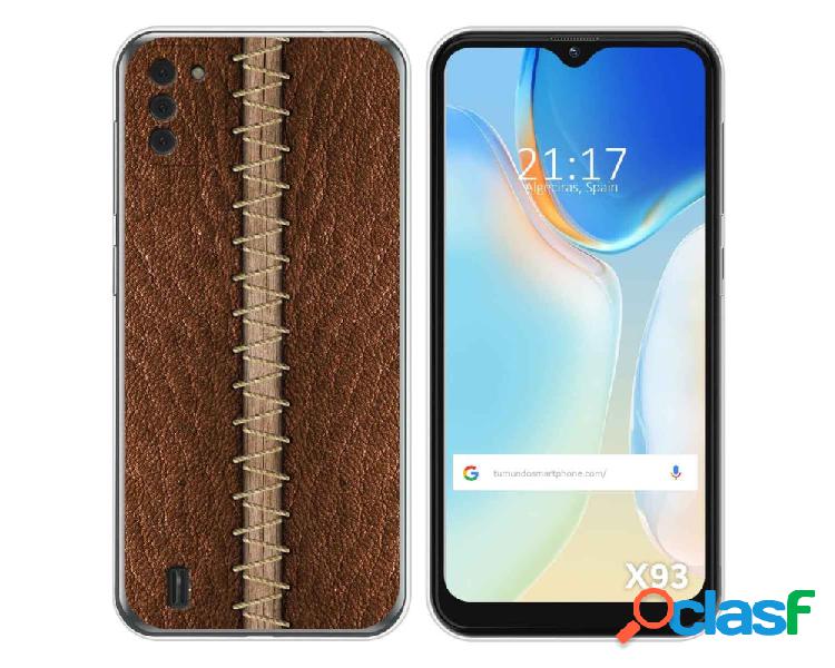Funda para Doogee X93 TUMUNDOSMARTPHONE Dibujos Cuero 01