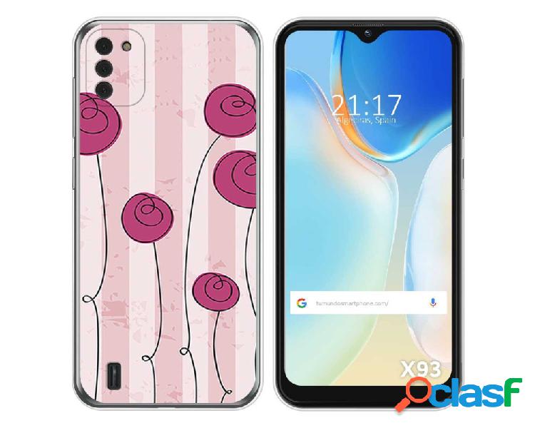 Funda para Doogee X93 TUMUNDOSMARTPHONE Dibujos Flores