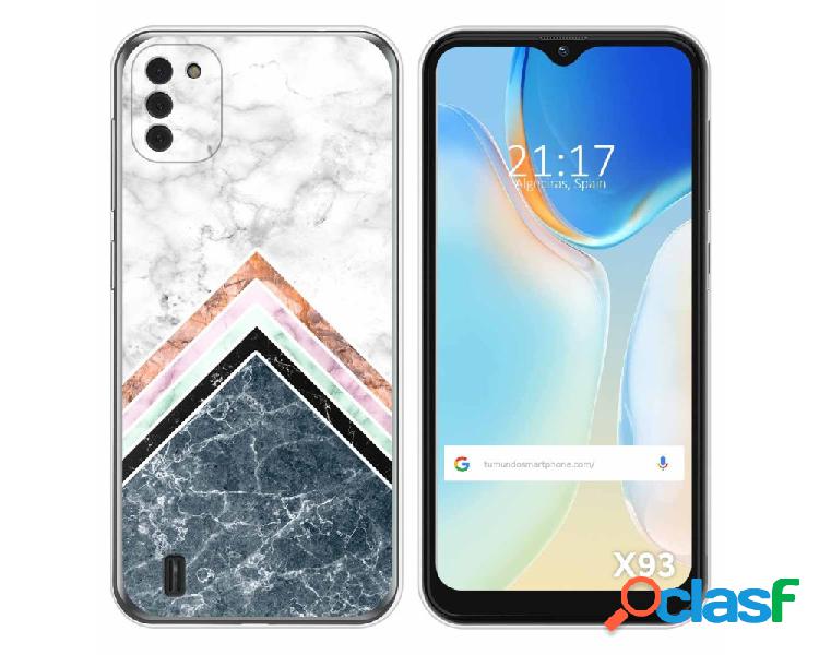 Funda para Doogee X93 TUMUNDOSMARTPHONE Dibujos Mármol 05