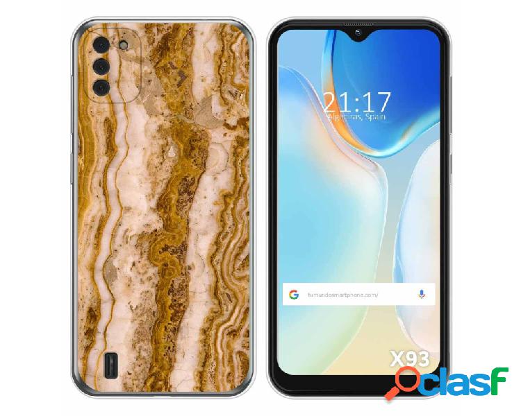 Funda para Doogee X93 TUMUNDOSMARTPHONE Dibujos Mármol 10