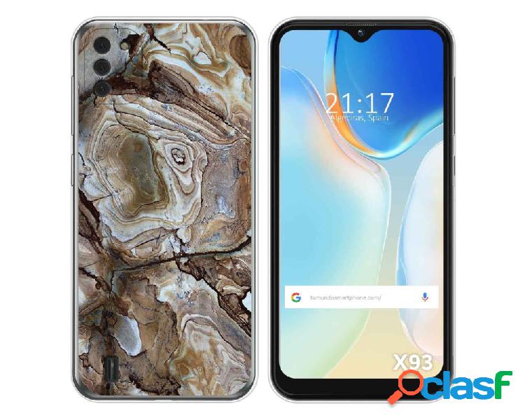 Funda para Doogee X93 TUMUNDOSMARTPHONE Dibujos Mármol 14
