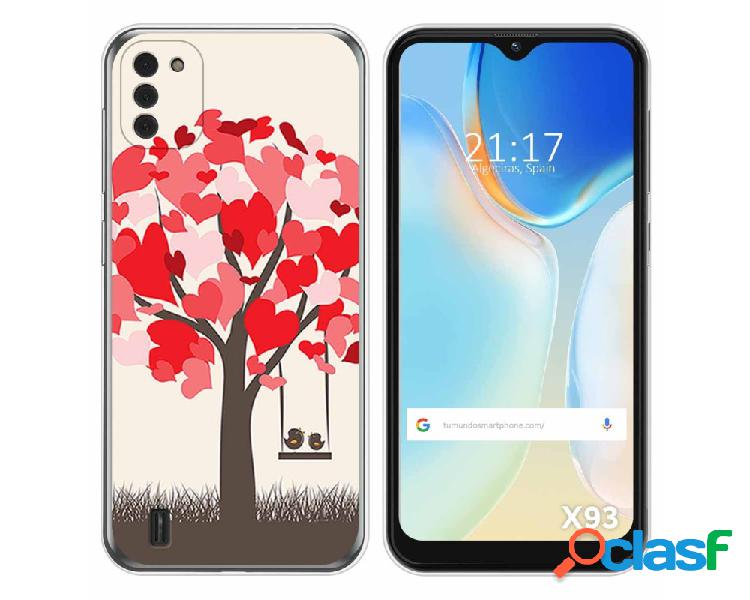Funda para Doogee X93 TUMUNDOSMARTPHONE Dibujos Pajaritos