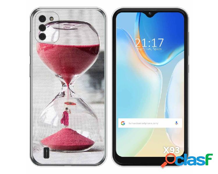 Funda para Doogee X93 TUMUNDOSMARTPHONE Dibujos Reloj