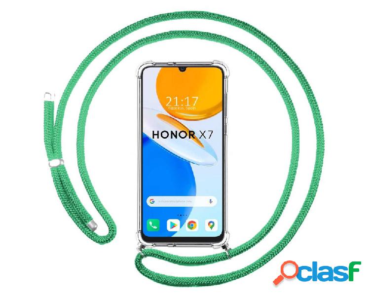 Funda para Huawei Honor X7 TUMUNDOSMARTPHONE Colgante Verde