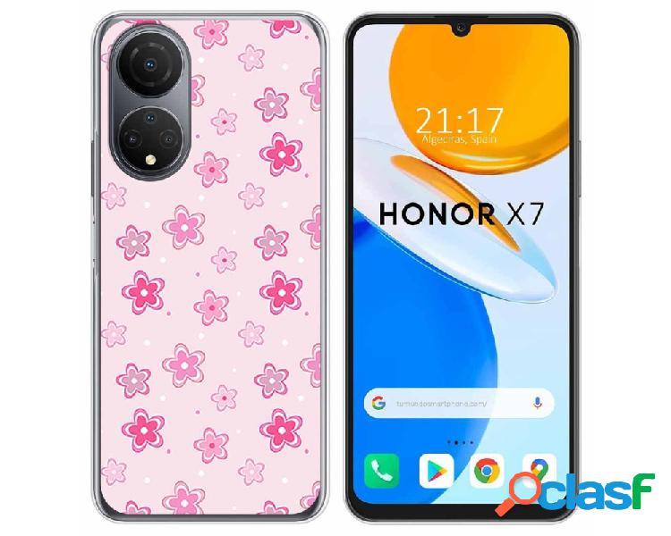 Funda para Huawei Honor X7 TUMUNDOSMARTPHONE Dibujos Flores