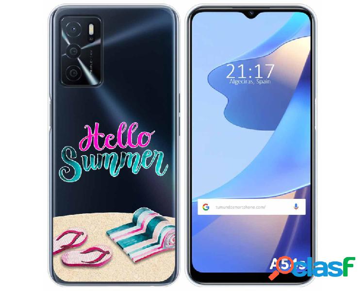 Funda para Oppo A54s TUMUNDOSMARTPHONE Dibujos Transparente