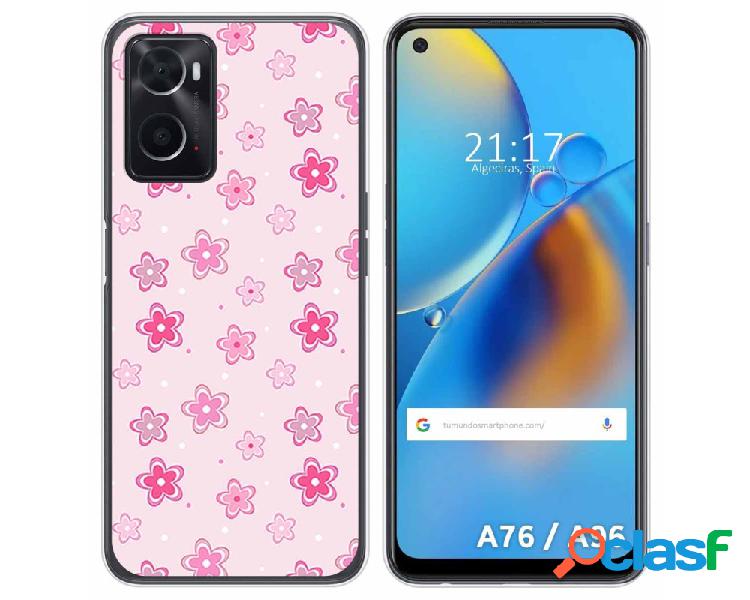 Funda para Oppo A76 / A96 TUMUNDOSMARTPHONE Dibujos Flores