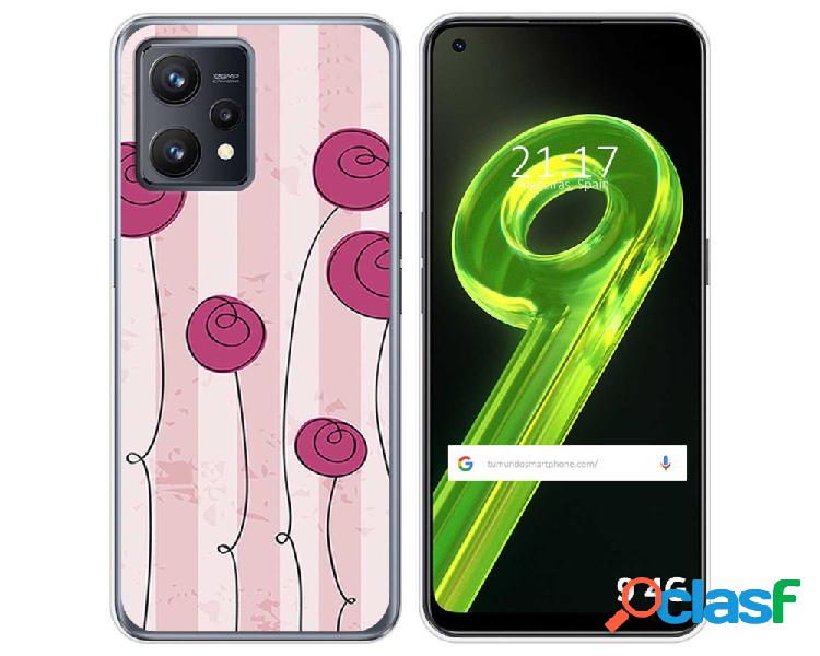 Funda para Realme 9 4G TUMUNDOSMARTPHONE Dibujos Flores