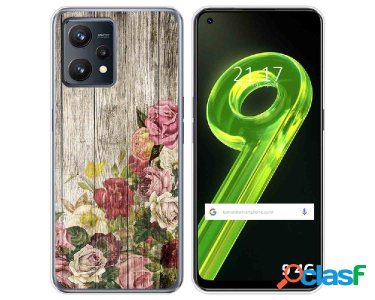 Funda para Realme 9 4G TUMUNDOSMARTPHONE Dibujos Madera 08