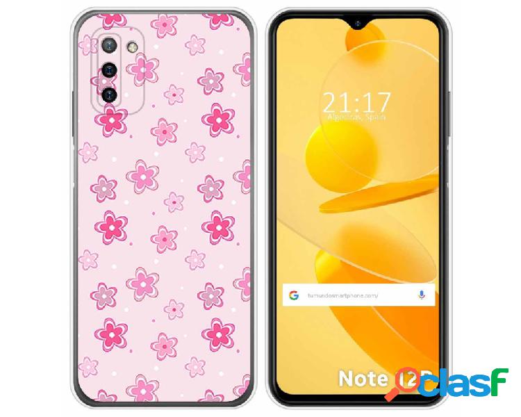 Funda para Ulefone Note 12P TUMUNDOSMARTPHONE Dibujos Flores