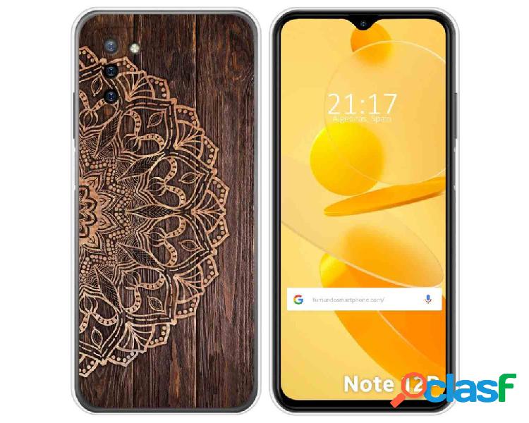 Funda para Ulefone Note 12P TUMUNDOSMARTPHONE Dibujos Madera