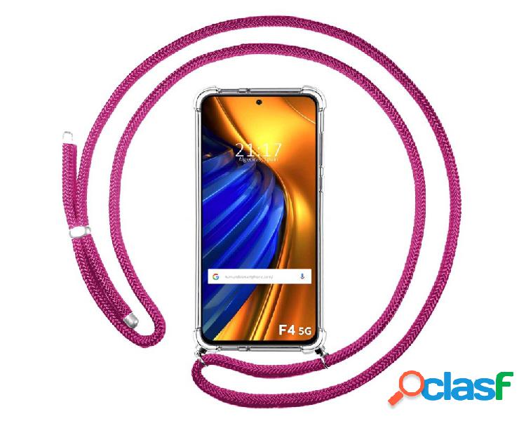 Funda para Xiaomi Poco F4 5G TUMUNDOSMARTPHONE Colgante Rosa