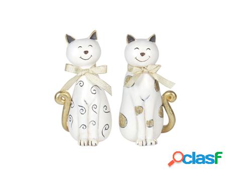 Gatos 2 Diferentes Con Lazo Gr Incluye 2 Unidades Figuras
